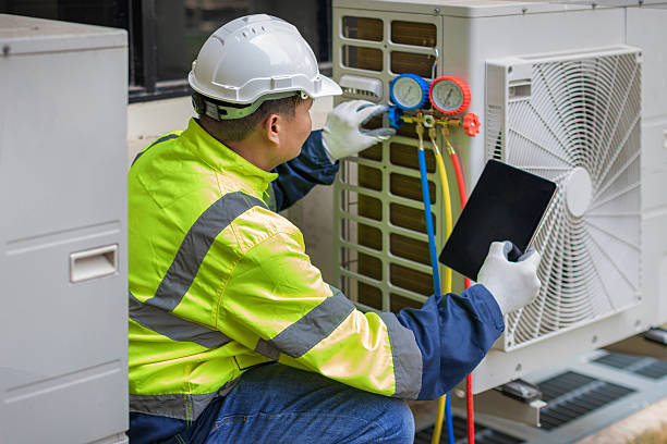 Professional Hvac technician working in Norwood, NC